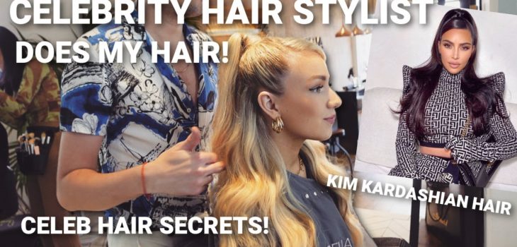 CELEBRITY STYLIST DOES KIM KARDASHIAN’S HAIR ON ME!