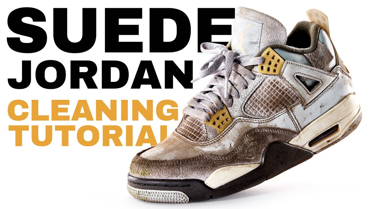How to Clean Mixed Material Jordan 4s