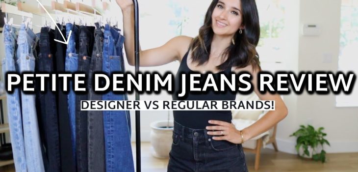 *PETITE* Denim Jeans Review! Designer vs Regular Denim Jeans | Which is Better? 2023