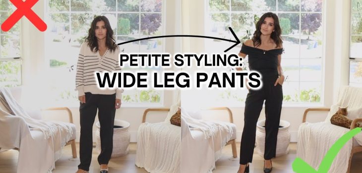 HOW TO STYLE: Wide Leg Pants On A PETITE Body Type! Petite Style Tips 2023