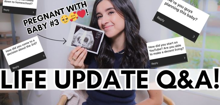 PREGNANT With Baby Number THREE! Q&A Life update 2024!