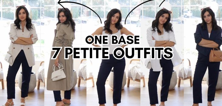 ONE Base 7 PETITE OUTFITS! Minimal Spring Outfit Ideas 2024