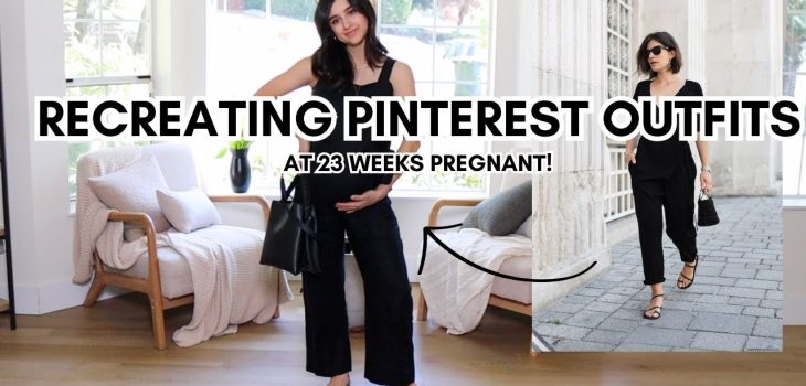*PETITE* Recreating Spring Outfits From Pinterest At 23 Weeks Pregnant!